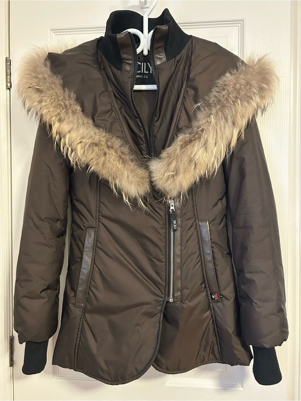 Sicily Dark Brown Winter Jacket